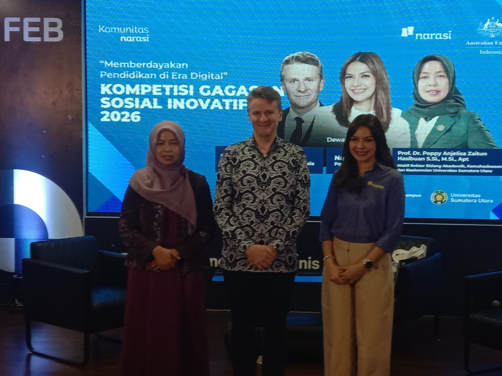 Dubes Australia Apresiasi Gagasan Kreatif Mahasiswa di Ajang KGSI 2026 USU